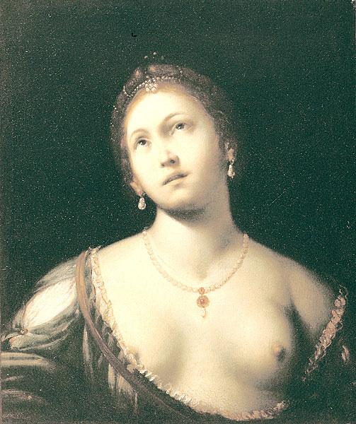 Francesco Cairo Cleopatra oil painting image